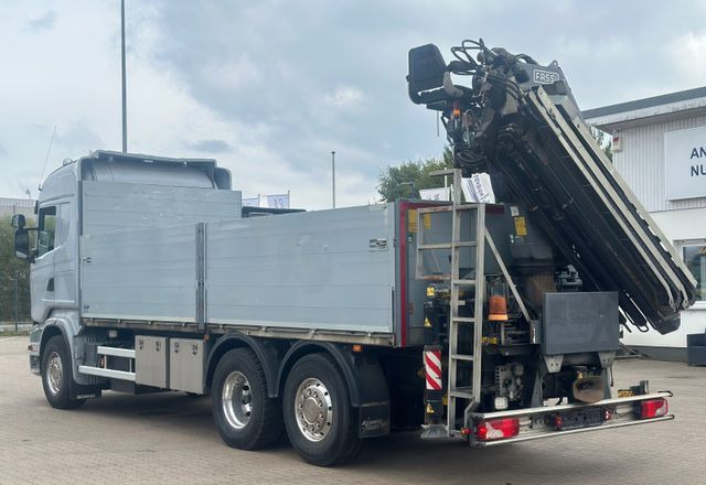 Scania R500 V8 6x2 |platforma budowlana z HDS FASSI F235 sterowanie radiowe | Euro5| Oś tylna: podnoszona i skrętna - Truk flatbed, Truk derek: gambar 5 Scania R500 V8 6x2 |platforma budowlana z HDS FASSI F235 sterowanie radiowe | Euro5| Oś tylna: podnoszona i skrętna - Truk flatbed, Truk derek: gambar 5