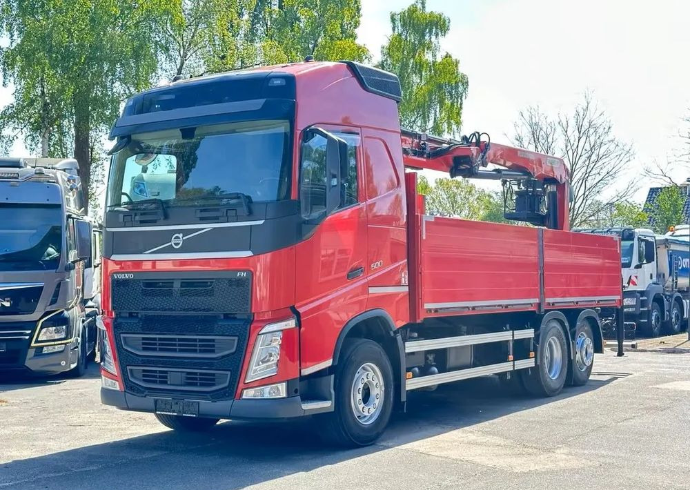 Volvo FH460 6x2 oś podnoszona – HDS Palfinger PK18.001L SLD3 / Euro 6C / 147 000 km! - Truk flatbed, Truk derek: gambar 1 Volvo FH460 6x2 oś podnoszona – HDS Palfinger PK18.001L SLD3 / Euro 6C / 147 000 km! - Truk flatbed, Truk derek: gambar 1