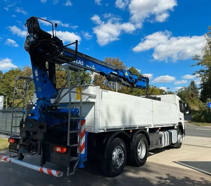 Volvo FM420 6x2 z zabudową budowlaną / oś podnoszona i skrętna / HDS Atlas / Euro 6 / 238 000 km - Truk flatbed, Truk derek: gambar 4 Volvo FM420 6x2 z zabudową budowlaną / oś podnoszona i skrętna / HDS Atlas / Euro 6 / 238 000 km - Truk flatbed, Truk derek: gambar 4