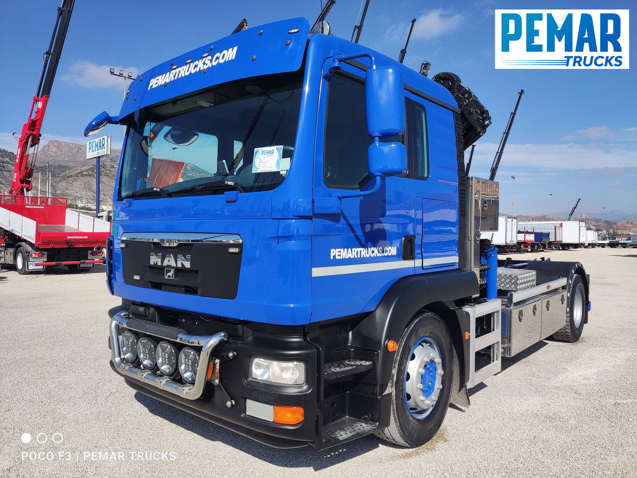MAN TGM 18.290 GRUA MULTILIFT - Hook lift, Truk derek: gambar 2 MAN TGM 18.290 GRUA MULTILIFT - Hook lift, Truk derek: gambar 2