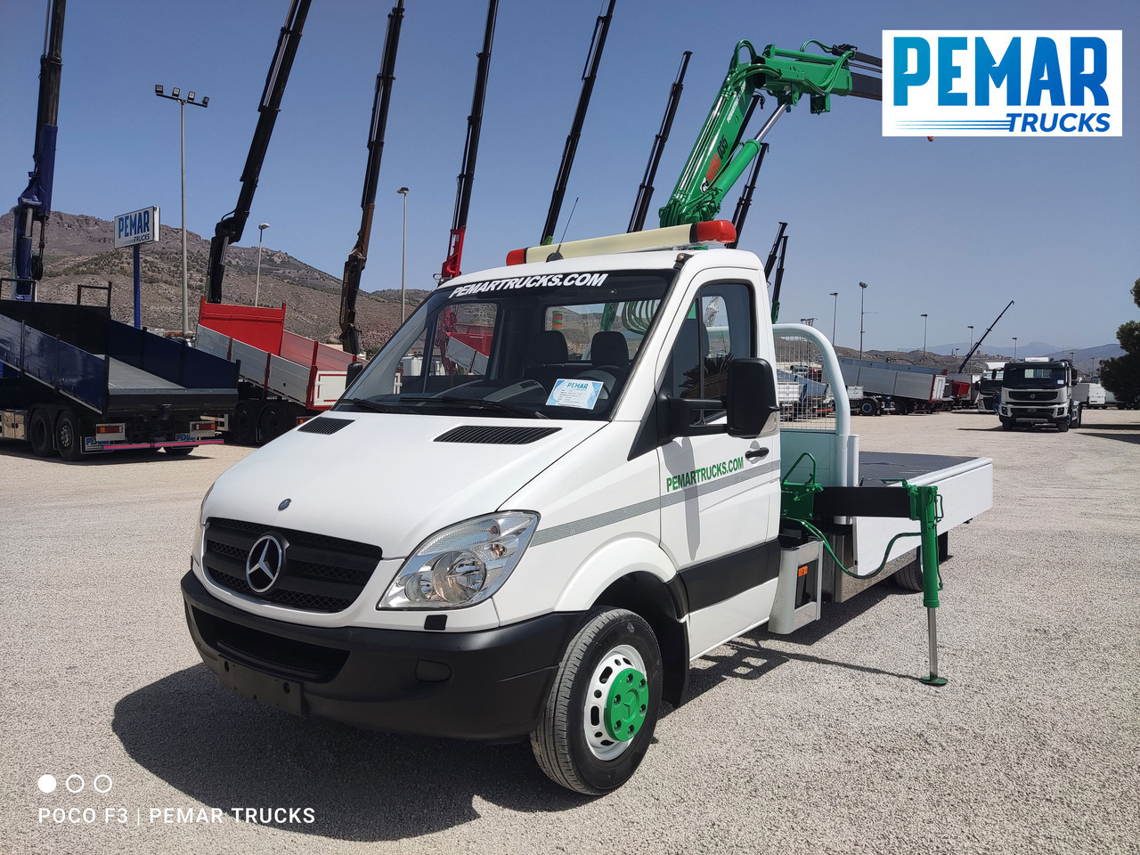 MERCEDES-BENZ SPRINTER 515 CDI GRUA CAJA FIJA 150 CV - Truk flatbed, Truk derek: gambar 1 MERCEDES-BENZ SPRINTER 515 CDI GRUA CAJA FIJA 150 CV - Truk flatbed, Truk derek: gambar 1