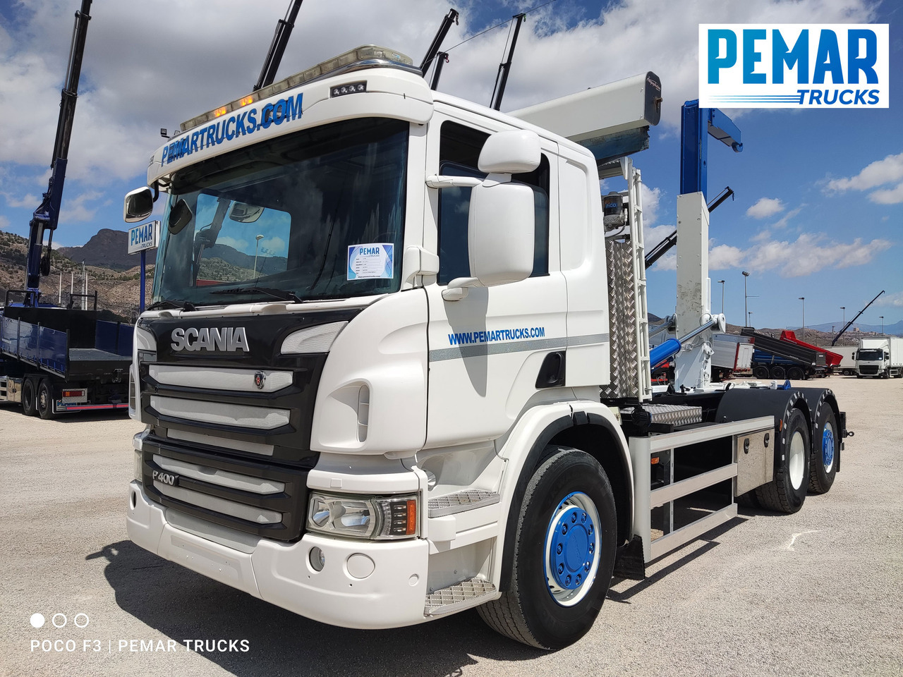 SCANIA P 400 6X2 MULTILIFT EURO 5 - Pengangkut kontainer/ Container truck: gambar 1 SCANIA P 400 6X2 MULTILIFT EURO 5 - Pengangkut kontainer/ Container truck: gambar 1