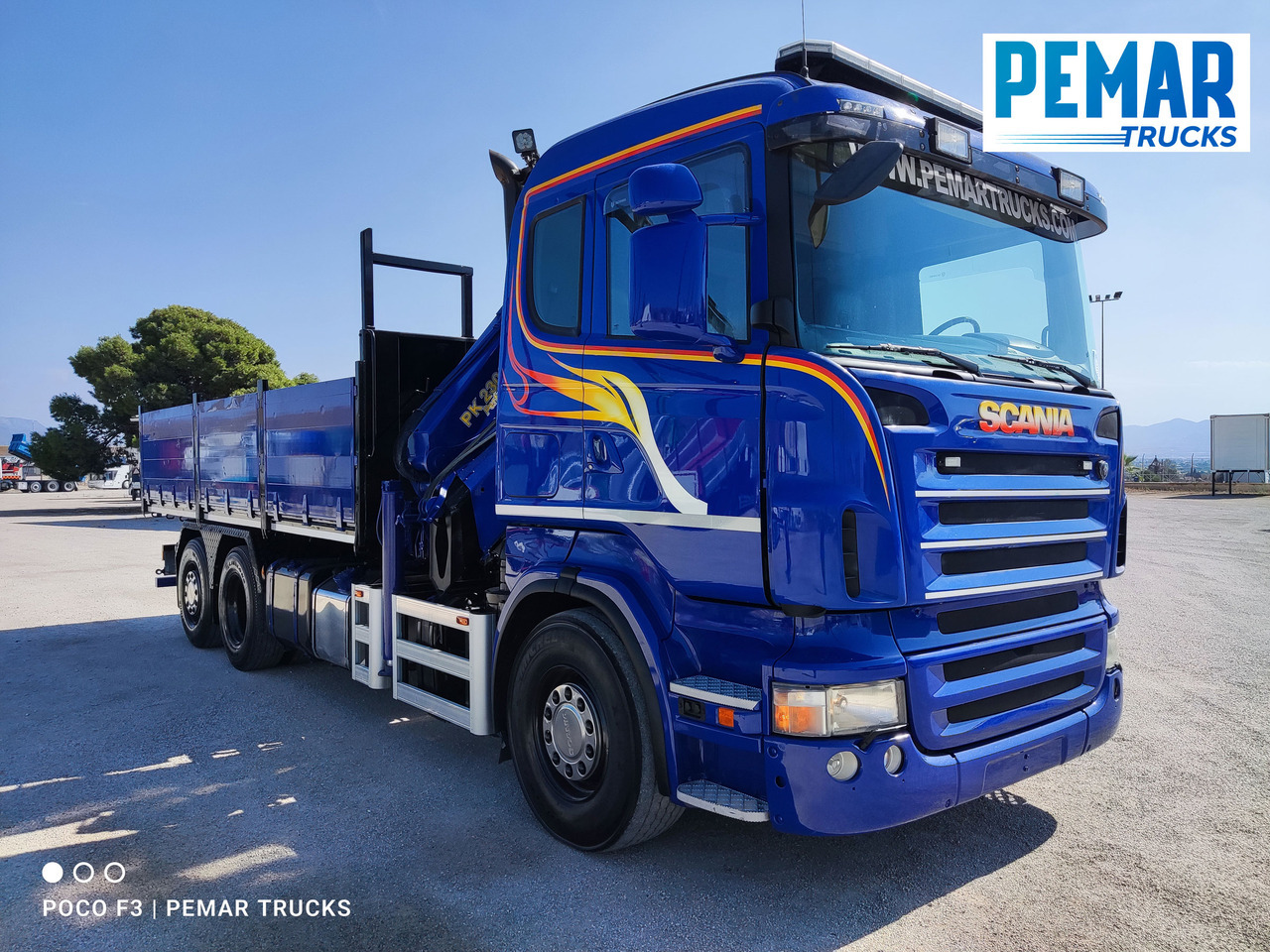 SCANIA R 420 6X2 GRUA PALFINGER PK 23002 BASCULANTE - Truk jungkit, Truk derek: gambar 4 SCANIA R 420 6X2 GRUA PALFINGER PK 23002 BASCULANTE - Truk jungkit, Truk derek: gambar 4