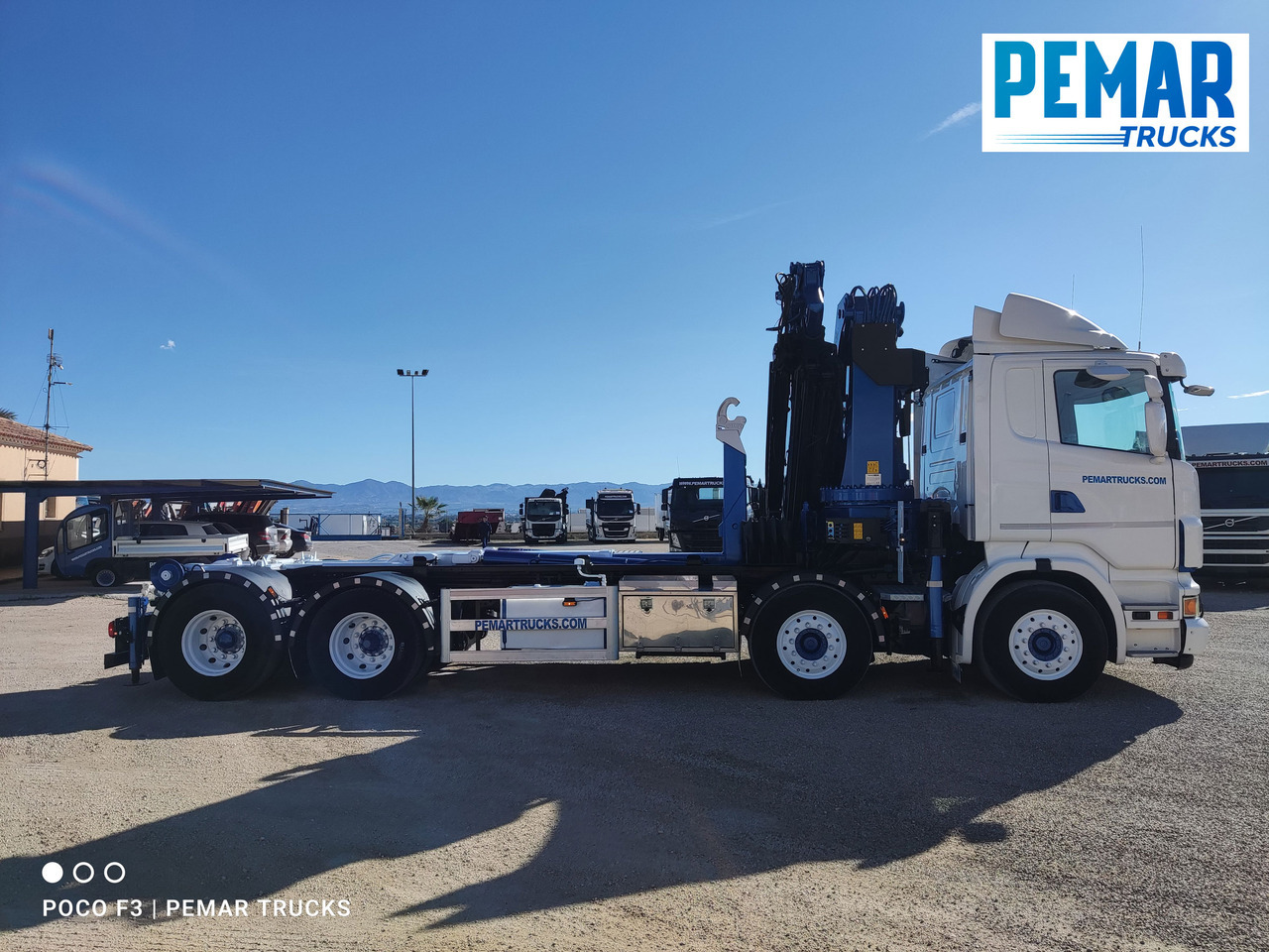 SCANIA R 500 GRUA GANCHO MULTILIFT - Pengangkut kontainer/ Container truck, Truk derek: gambar 5 SCANIA R 500 GRUA GANCHO MULTILIFT - Pengangkut kontainer/ Container truck, Truk derek: gambar 5