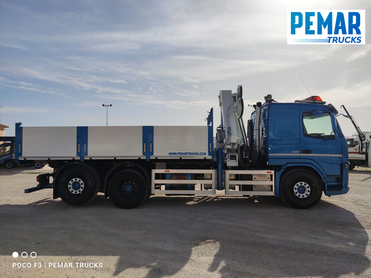 VOLVO FM 400 6X2 GRUA PALFINGER PK 23002 BASCULANTE - Truk jungkit, Truk derek: gambar 5 VOLVO FM 400 6X2 GRUA PALFINGER PK 23002 BASCULANTE - Truk jungkit, Truk derek: gambar 5