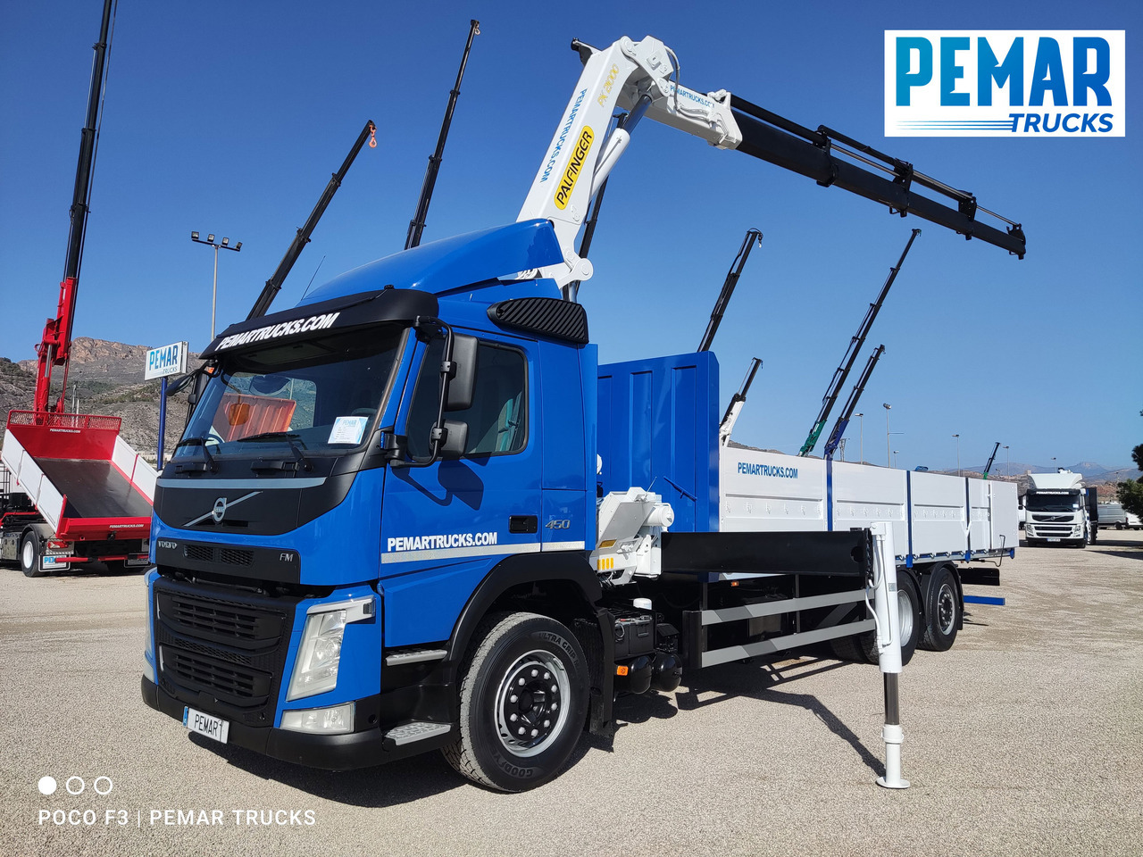 VOLVO FM 450 6X2 GRUA CAJA FIJA EURO 6 - Truk flatbed, Truk derek: gambar 1 VOLVO FM 450 6X2 GRUA CAJA FIJA EURO 6 - Truk flatbed, Truk derek: gambar 1
