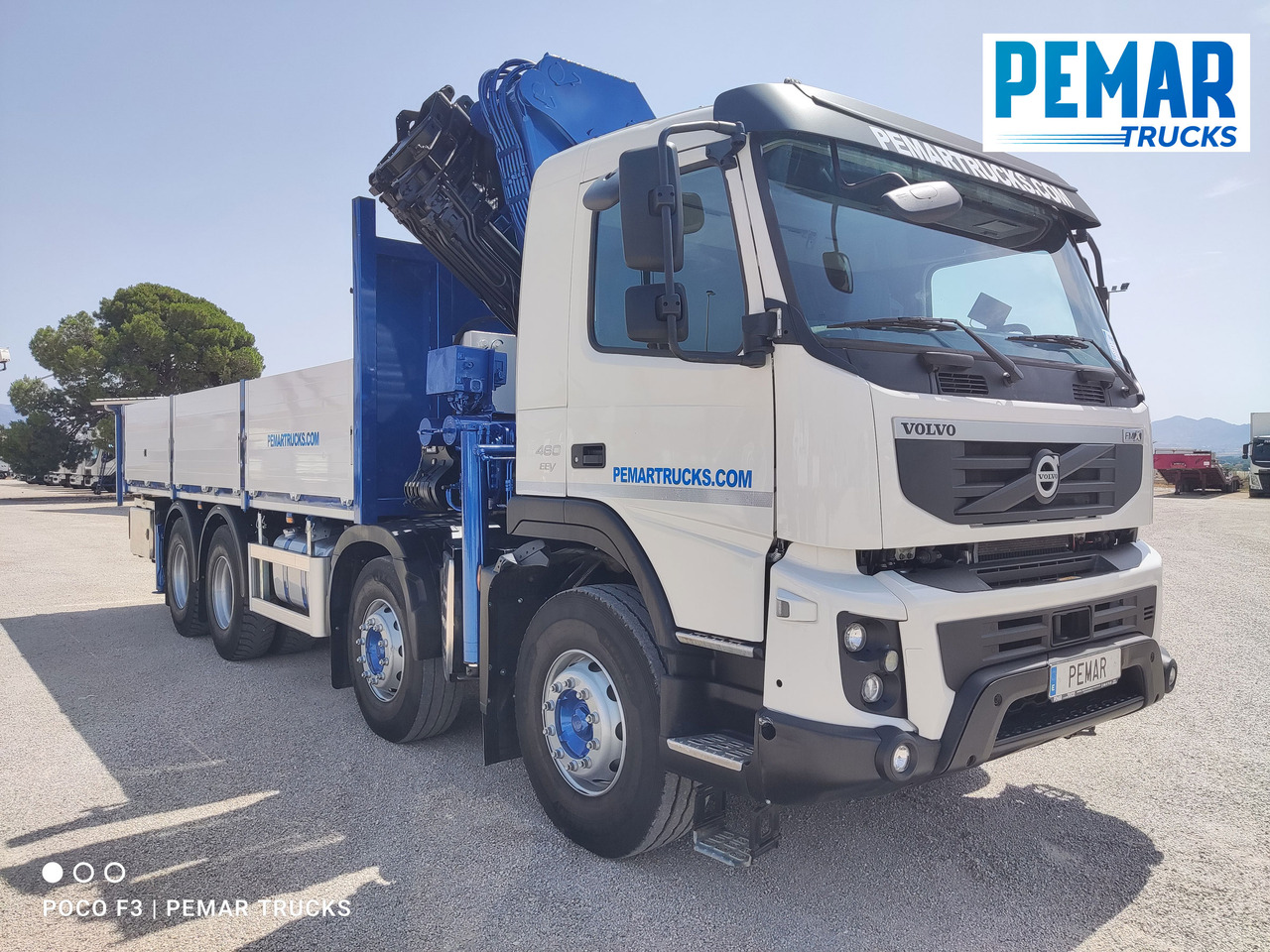 VOLVO FMX 460 8X4 GRUA CAJA FIJA ABIERTA - Truk flatbed: gambar 4 VOLVO FMX 460 8X4 GRUA CAJA FIJA ABIERTA - Truk flatbed: gambar 4
