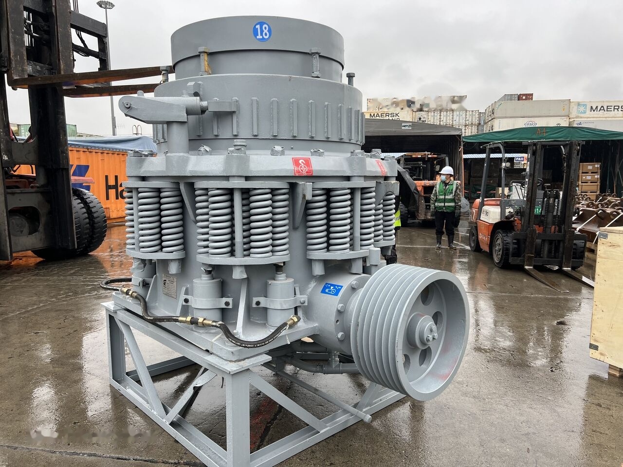Kinglink Granulator Rock Cone Crusher 3FT SH 100TPH | Asphalt Plant - Penghancur kerucut: gambar 3 Kinglink Granulator Rock Cone Crusher 3FT SH 100TPH | Asphalt Plant - Penghancur kerucut: gambar 3