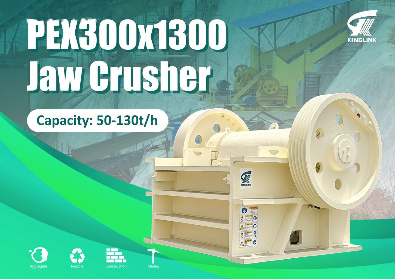 Kinglink PEX1251 | PEX300x1300 Secondary Stone Jaw Crusher - Penghancur rahang: gambar 1 Kinglink PEX1251 | PEX300x1300 Secondary Stone Jaw Crusher - Penghancur rahang: gambar 1
