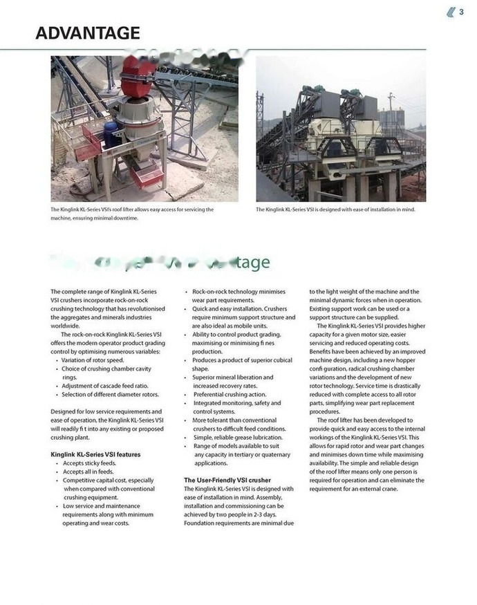 Kinglink VSI Crusher KL8 for making sand and aggregate shaping - Penghancur dampak: gambar 5 Kinglink VSI Crusher KL8 for making sand and aggregate shaping - Penghancur dampak: gambar 5