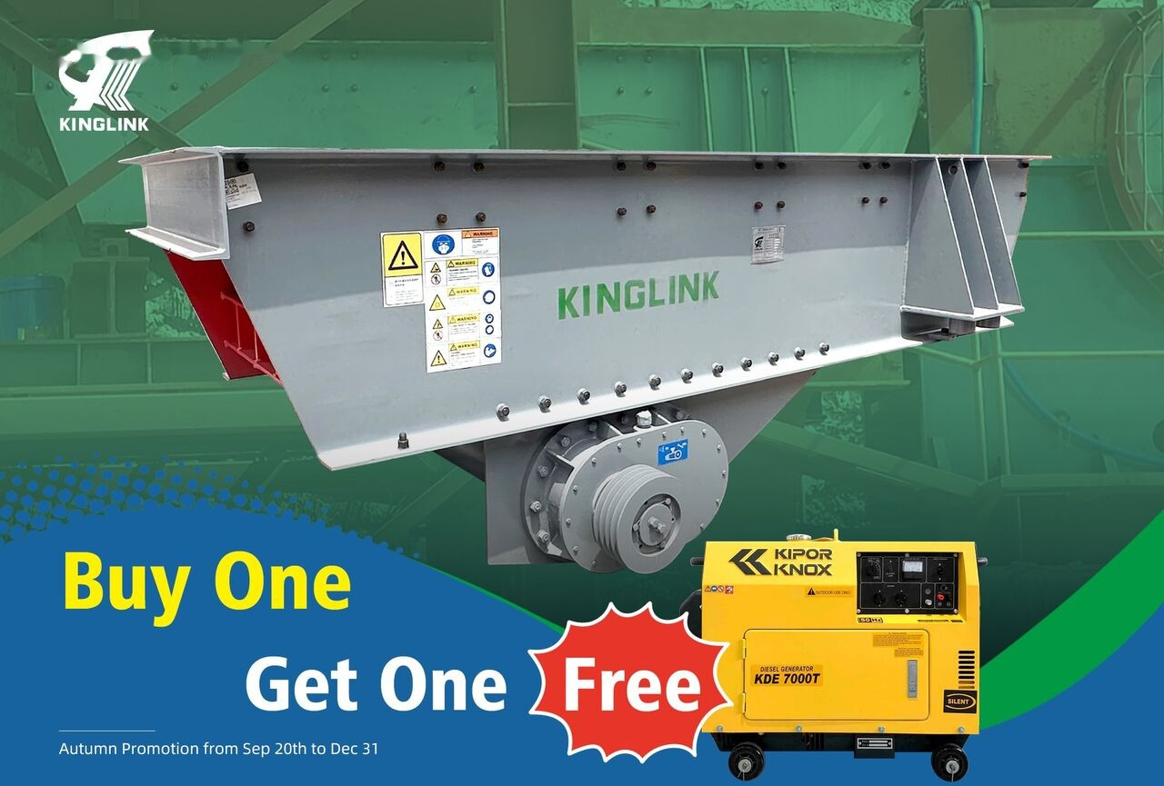 Kinglink Vibrating Grizzly Feeder ZSW380X96 | 150TPH - Mesin pertambangan: gambar 1 Kinglink Vibrating Grizzly Feeder ZSW380X96 | 150TPH - Mesin pertambangan: gambar 1