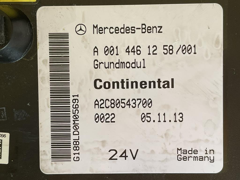 MERCEDES-BENZ ACTROS GRUNDMODUL - A 000 446 1258 - Sekring untuk Truk: gambar 3 MERCEDES-BENZ ACTROS GRUNDMODUL - A 000 446 1258 - Sekring untuk Truk: gambar 3