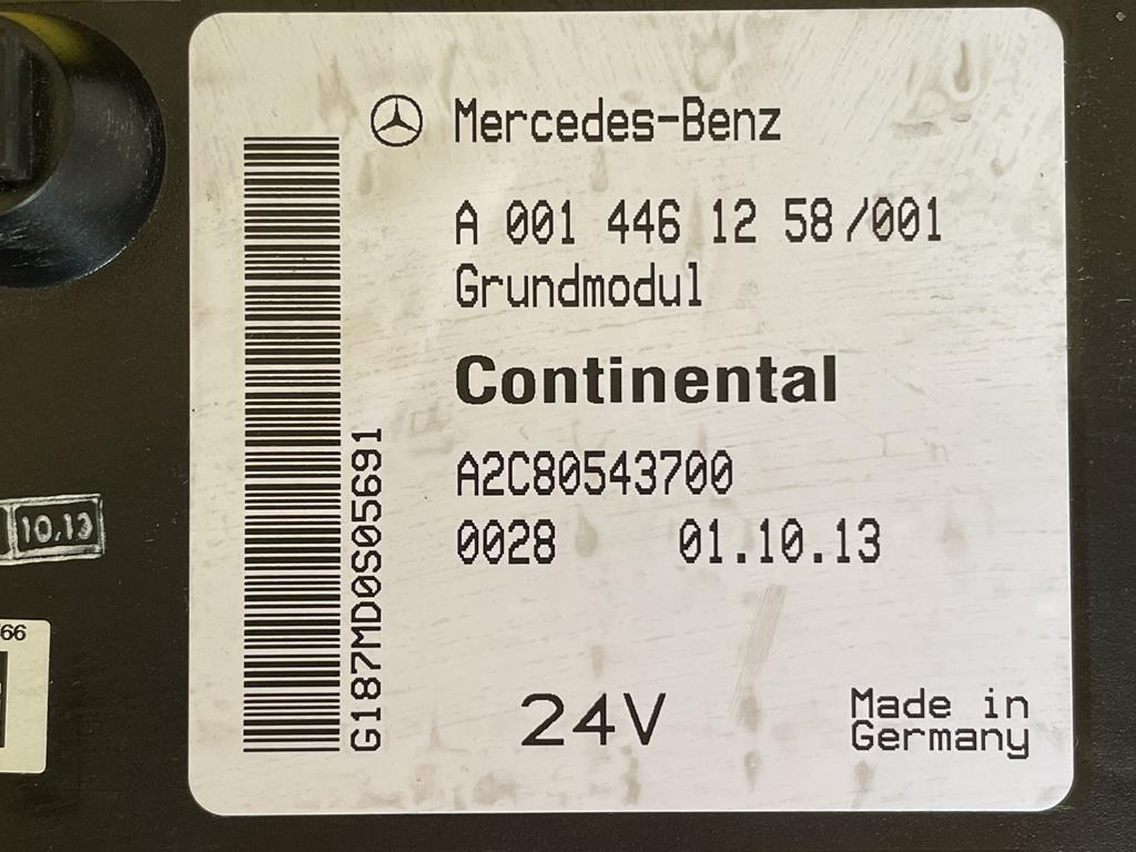 MERCEDES-BENZ ACTROS GRUNDMODUL - A 000 446 1258 - Sekring untuk Truk: gambar 3 MERCEDES-BENZ ACTROS GRUNDMODUL - A 000 446 1258 - Sekring untuk Truk: gambar 3