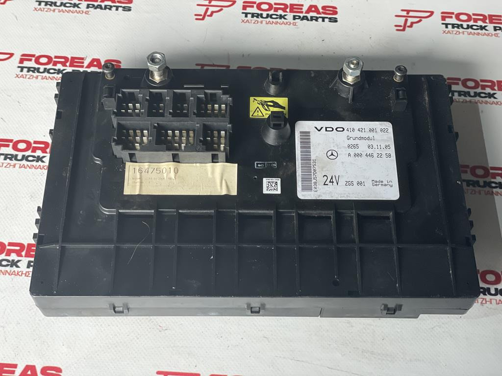 MERCEDES-BENZ ACTROS GRUNDMODUL - A 000 446 22 58 - Sekring untuk Truk: gambar 2 MERCEDES-BENZ ACTROS GRUNDMODUL - A 000 446 22 58 - Sekring untuk Truk: gambar 2