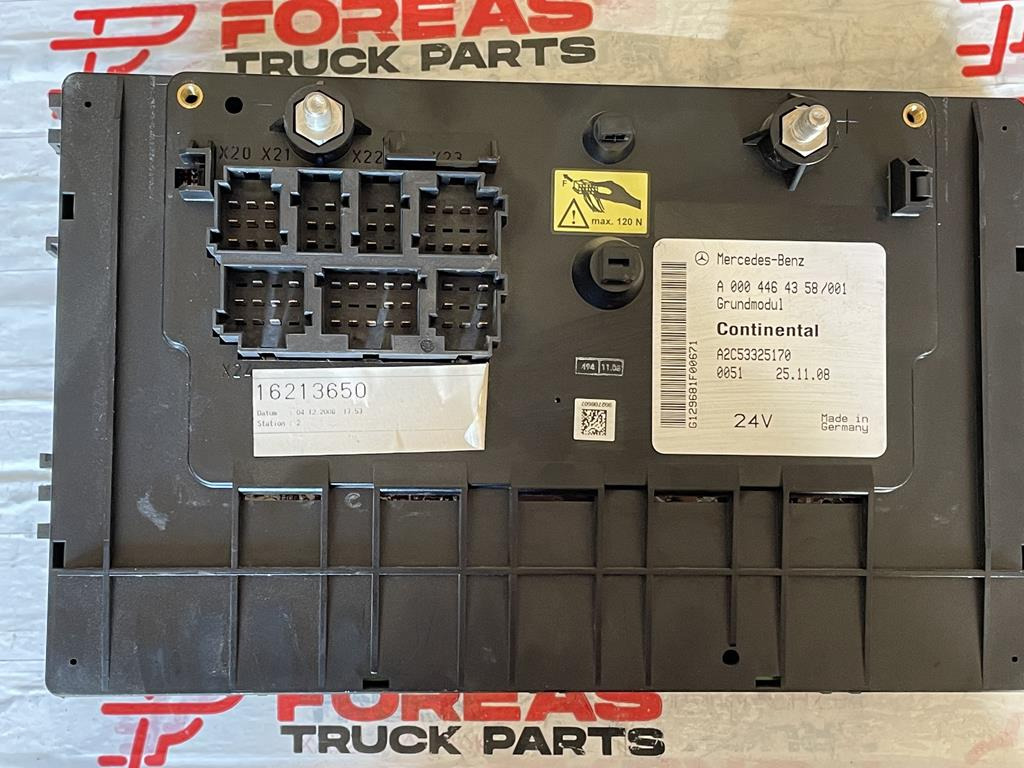 MERCEDES-BENZ ACTROS GRUNDMODUL - A 000 446 4358 - Sekring untuk Truk: gambar 2 MERCEDES-BENZ ACTROS GRUNDMODUL - A 000 446 4358 - Sekring untuk Truk: gambar 2