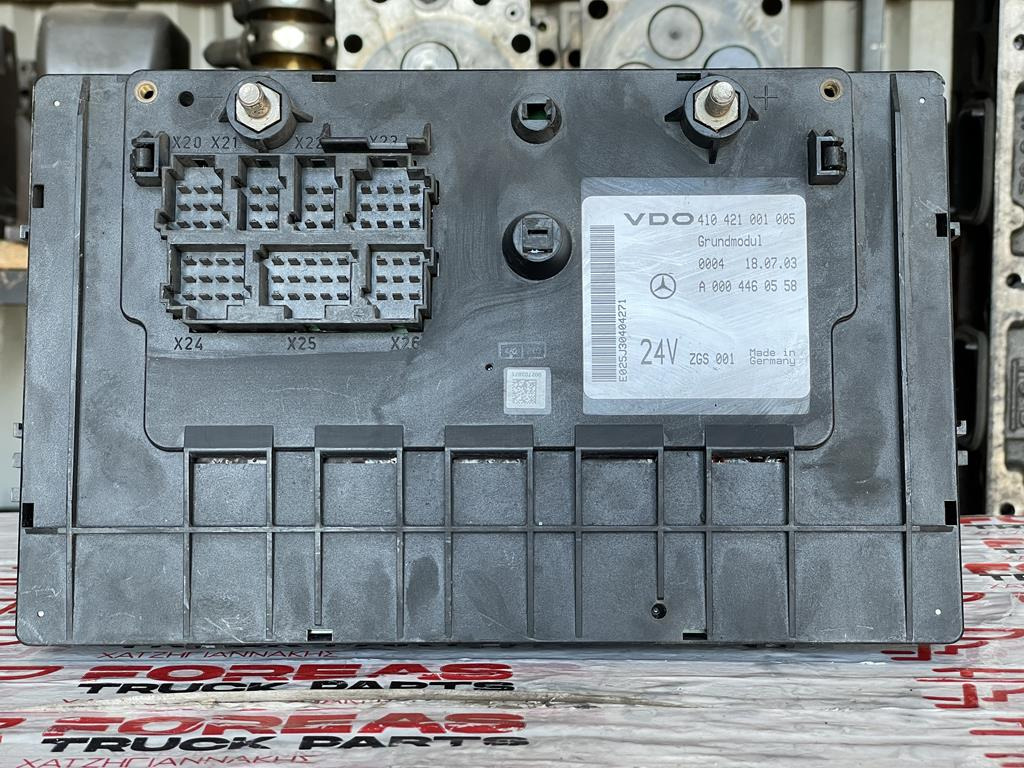 MERCEDES-BENZ ACTROS MP2 GRUNDMODUL - A 000 446 05 58 - Sekring untuk Truk: gambar 1 MERCEDES-BENZ ACTROS MP2 GRUNDMODUL - A 000 446 05 58 - Sekring untuk Truk: gambar 1