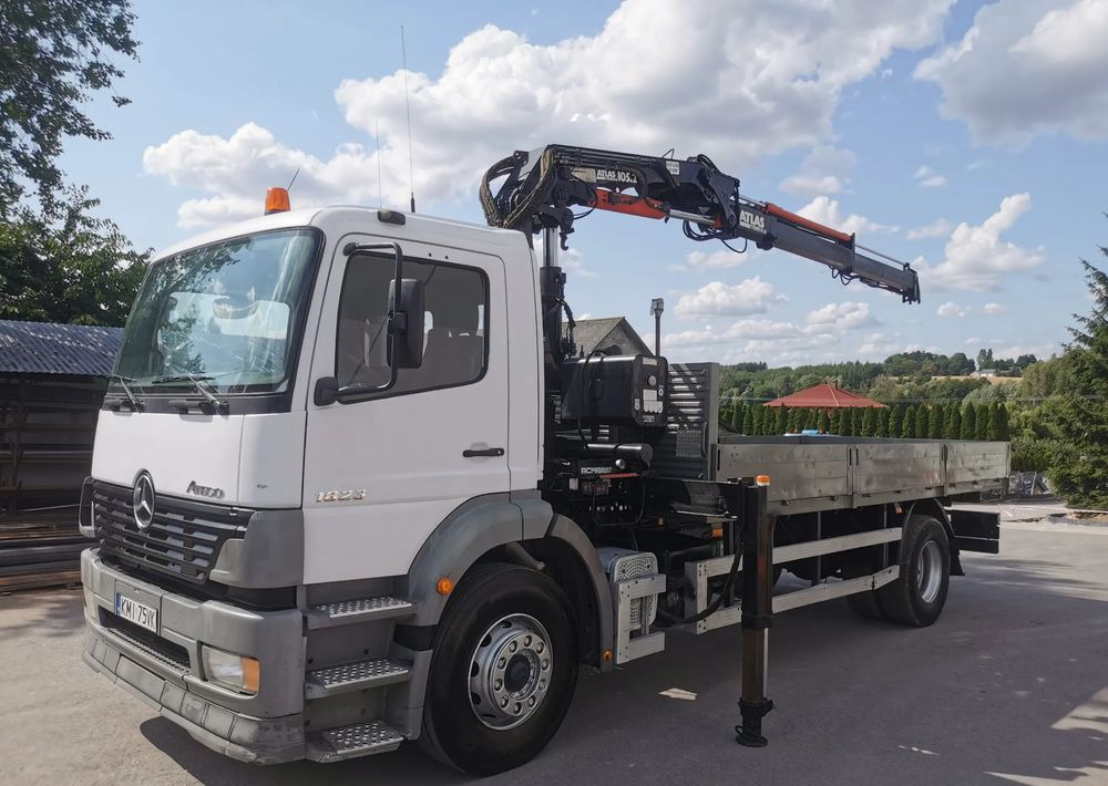 Mercedes-Benz Atego 1823 żuraw HDS Atlas 105.2 koła 315/80R22,5 - Truk flatbed, Truk derek: gambar 2 Mercedes-Benz Atego 1823 żuraw HDS Atlas 105.2 koła 315/80R22,5 - Truk flatbed, Truk derek: gambar 2