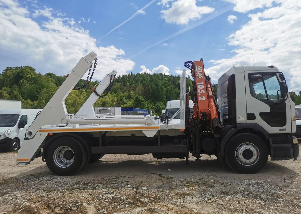 Renault Premium 270DCi + żuraw HDS Atlas 105.2 + Bramowiec MEILLER 12t Kontener - Truk skip loader: gambar 3 Renault Premium 270DCi + żuraw HDS Atlas 105.2 + Bramowiec MEILLER 12t Kontener - Truk skip loader: gambar 3
