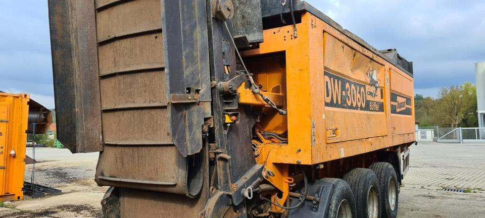 Mesin penghancur sampah Doppstadt Walzenzerkleinerer DW 3060 Büffel: gambar 7