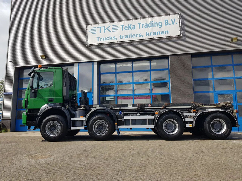 Iveco Stralis 450 8x4 Steel Nieuwe Apk/TÜV 430.000 km kettingsyst 30 t - Pengangkut kontainer/ Container truck: gambar 3 Iveco Stralis 450 8x4 Steel Nieuwe Apk/TÜV 430.000 km kettingsyst 30 t - Pengangkut kontainer/ Container truck: gambar 3
