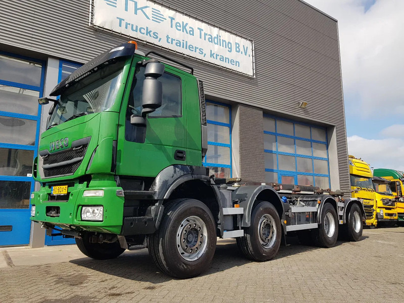 Iveco Stralis 450 8x4 Steel Nieuwe Apk/TÜV 430.000 km kettingsyst 30 ton - Pengangkut kontainer/ Container truck: gambar 1 Iveco Stralis 450 8x4 Steel Nieuwe Apk/TÜV 430.000 km kettingsyst 30 ton - Pengangkut kontainer/ Container truck: gambar 1