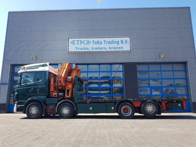 Scania R420 8x2 HIAB 800E-7 Hipro 80 ton/meter Winch Retarder - Truk flatbed: gambar 5 Scania R420 8x2 HIAB 800E-7 Hipro 80 ton/meter Winch Retarder - Truk flatbed: gambar 5