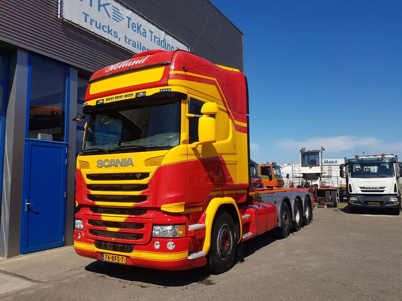 Scania R450 8x2 Topline ADR EX/II, EX/III, FL en AT SCR only - Pengangkut kontainer/ Container truck: gambar 1 Scania R450 8x2 Topline ADR EX/II, EX/III, FL en AT SCR only - Pengangkut kontainer/ Container truck: gambar 1