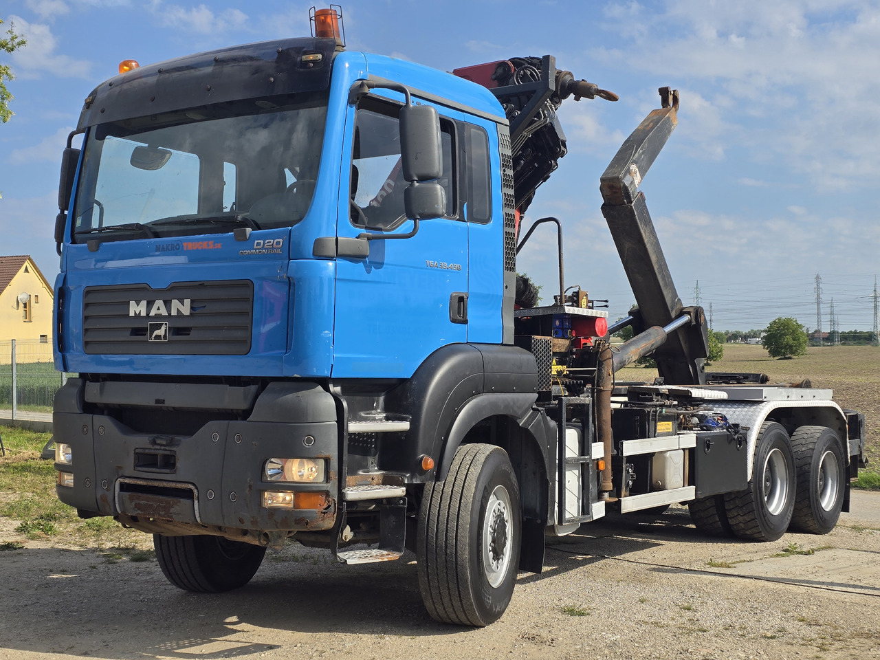 MAN TGA 33.430 6X6 / HMF 1823 K3+REM.CON./ HOOK SYSTEM 2x in stock - Hook lift, Truk derek: gambar 4 MAN TGA 33.430 6X6 / HMF 1823 K3+REM.CON./ HOOK SYSTEM 2x in stock - Hook lift, Truk derek: gambar 4