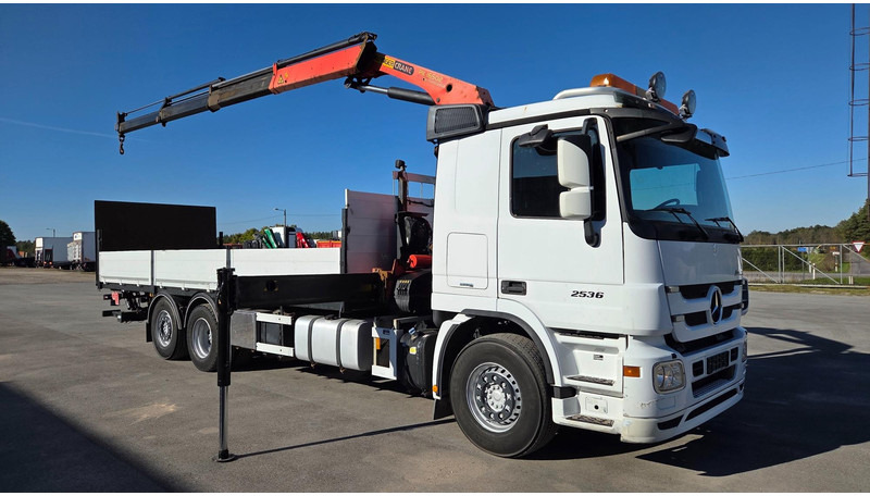Mercedes-Benz Actros 2536 6X2 Palfinger PK16502 - Truk flatbed, Truk derek: gambar 2 Mercedes-Benz Actros 2536 6X2 Palfinger PK16502 - Truk flatbed, Truk derek: gambar 2