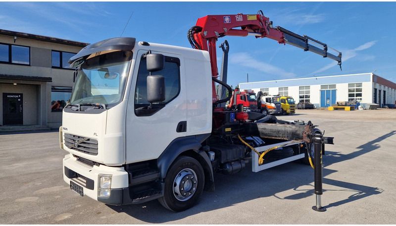 Volvo FL280 4X2 HMF 1560 + platform - Hook lift, Truk derek: gambar 3 Volvo FL280 4X2 HMF 1560 + platform - Hook lift, Truk derek: gambar 3