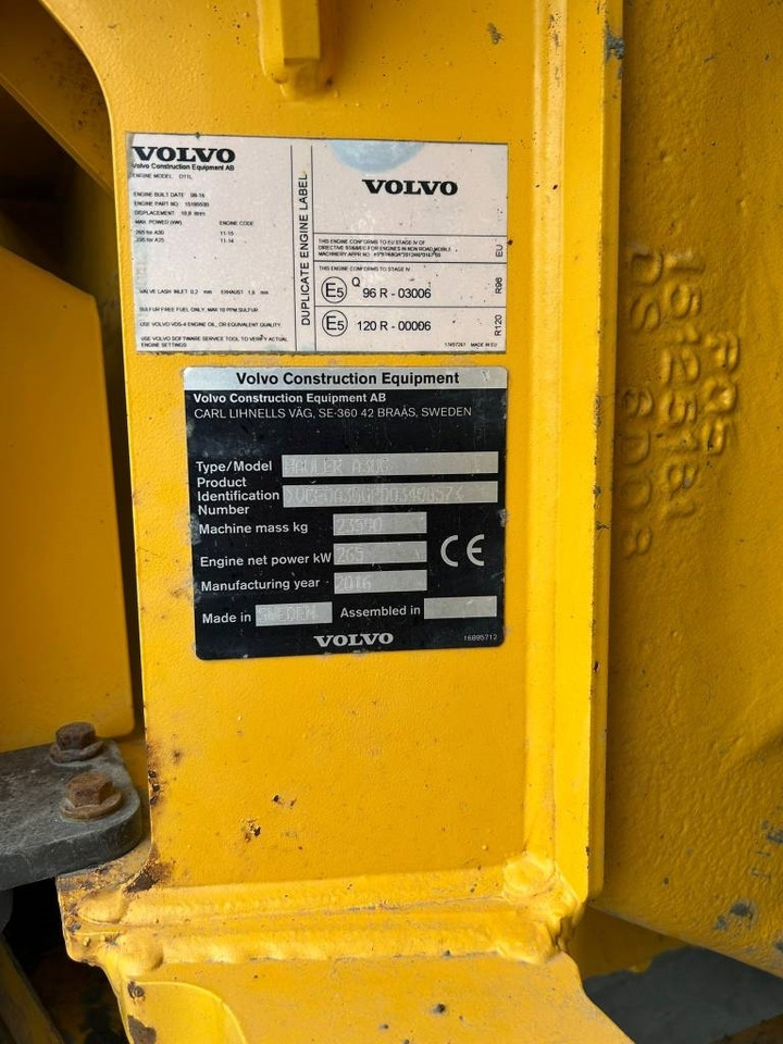 Volvo A 30 G (Under Preparation) - Tempat sampah artikulasi: gambar 2 Volvo A 30 G (Under Preparation) - Tempat sampah artikulasi: gambar 2