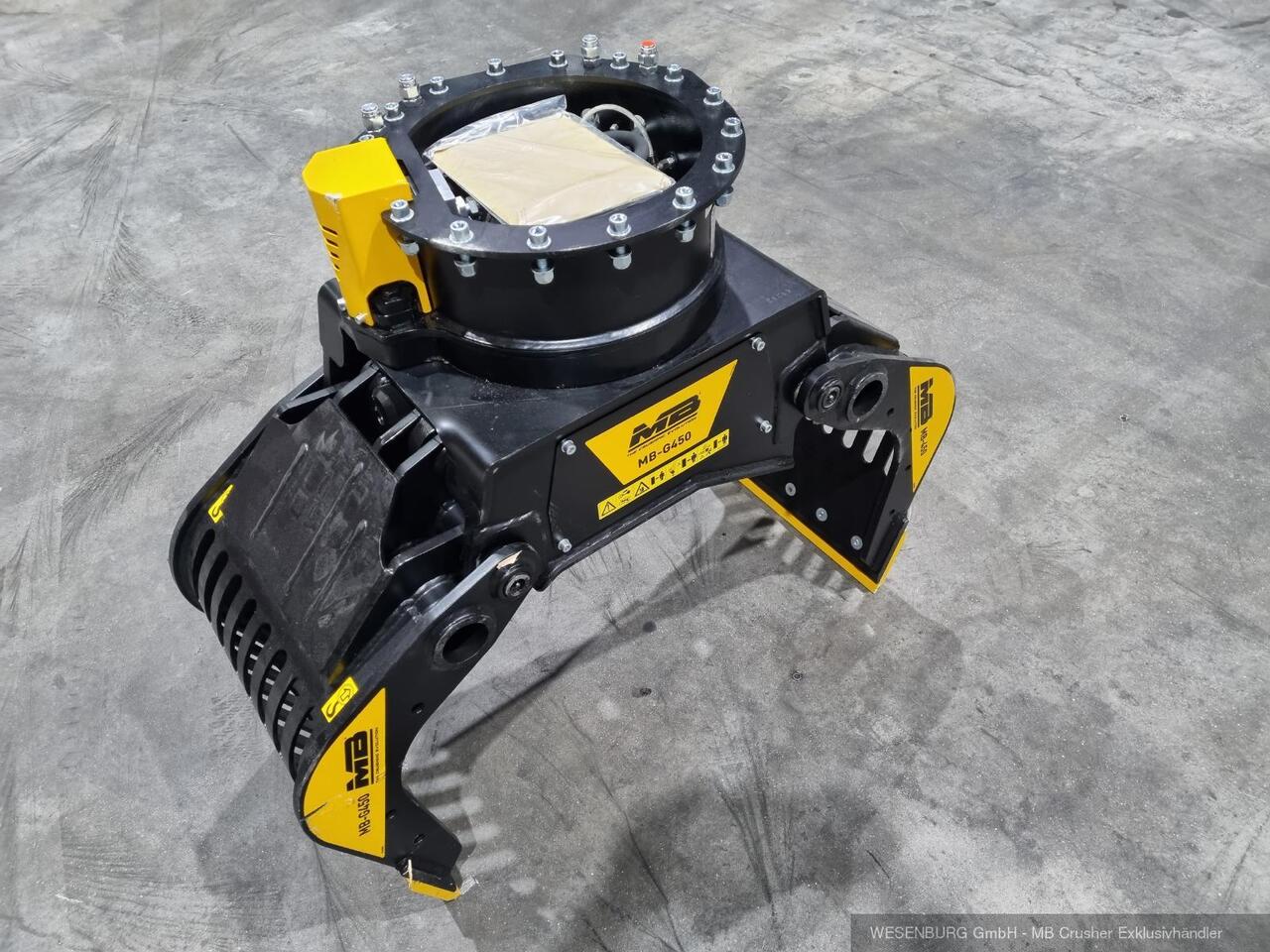 MB Crusher Sortiergreifer MB-G450 Anbauklasse 3,0 - 6,0 t - Grapple untuk Peralatan konstruksi: gambar 1 MB Crusher Sortiergreifer MB-G450 Anbauklasse 3,0 - 6,0 t - Grapple untuk Peralatan konstruksi: gambar 1