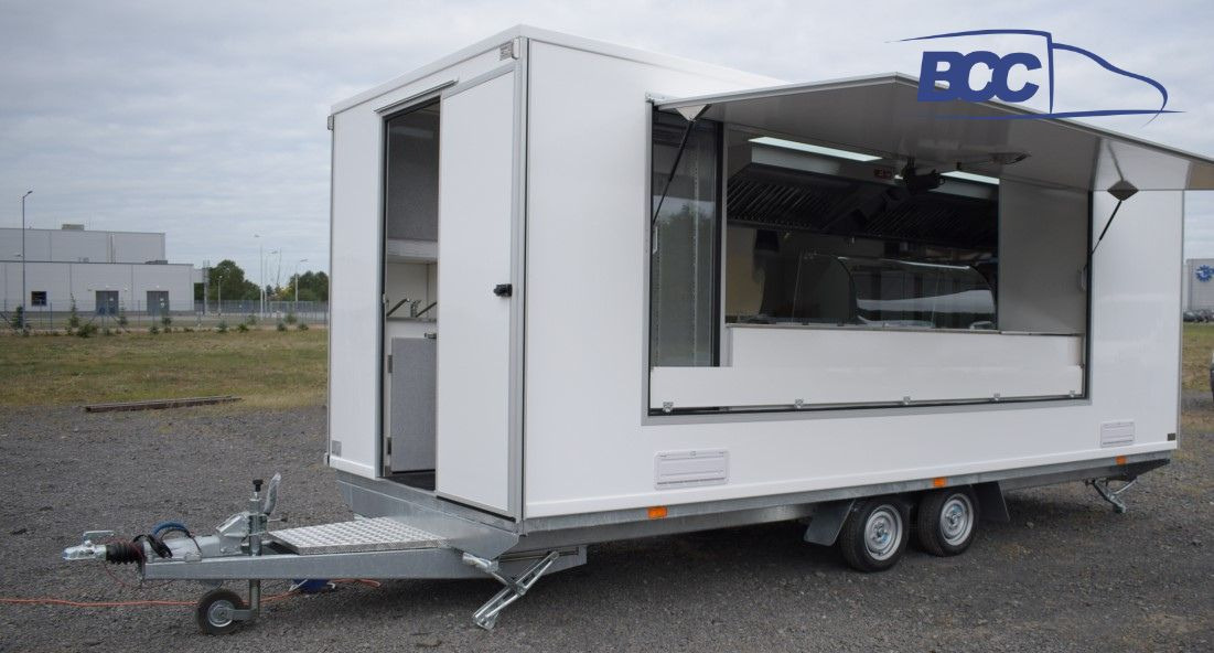 BCC POLSKA - PRZYCZEPA GASTRONOMICZNA - FOOD TRUCK - CATERING TRAILER - HANDLOWA, PIZZA, BURGER, KEBAB, KURCZAK Z ROŻNA, LODY, KAWA, PĄCZKI - Trailer penjual: gambar 1 BCC POLSKA - PRZYCZEPA GASTRONOMICZNA - FOOD TRUCK - CATERING TRAILER - HANDLOWA, PIZZA, BURGER, KEBAB, KURCZAK Z ROŻNA, LODY, KAWA, PĄCZKI - Trailer penjual: gambar 1