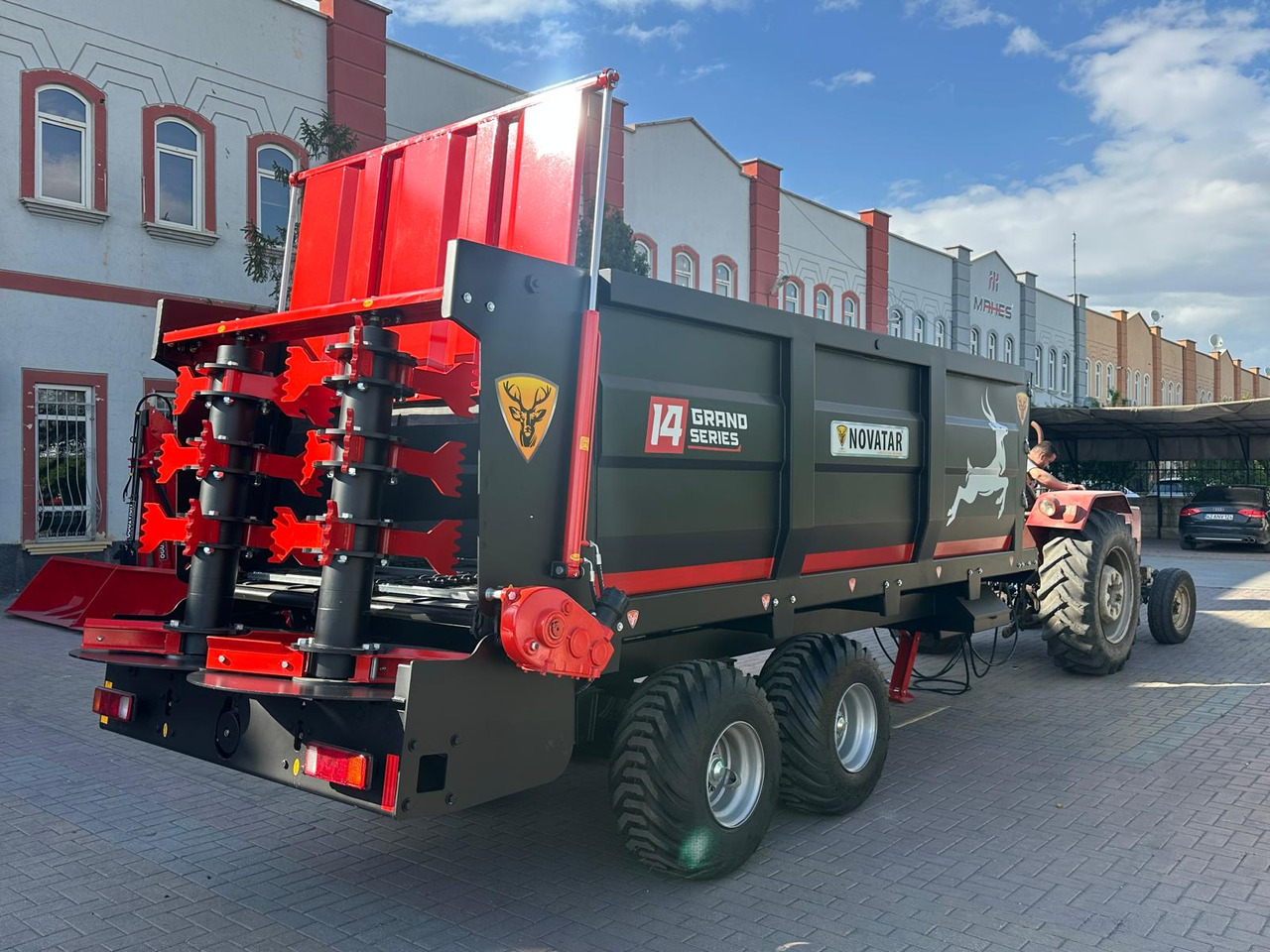 Novatar Manure Spreader Trailer 10 M3 - Penyebar kotoran: gambar 5 Novatar Manure Spreader Trailer 10 M3 - Penyebar kotoran: gambar 5