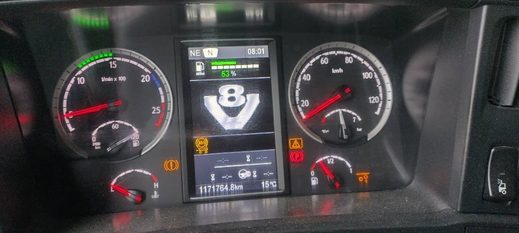 Truk dengan terpal samping Scania R580 8x4 kapellilava+Dolly+kärry 76tn juna: gambar 17