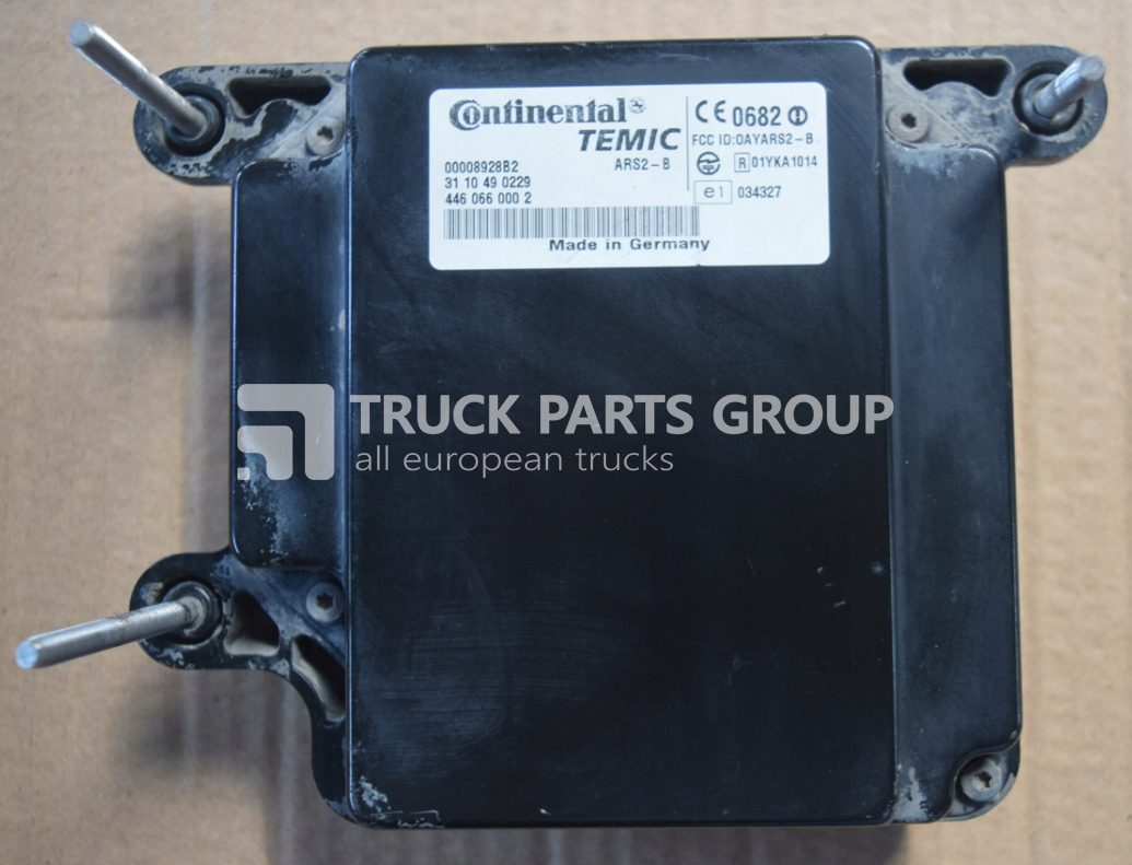 DAF 106XF, XF, CF, EURO6, EURO 6 emission tempomatic sensor, distance control unit, radar distronic 1829850, 4460660300, 1822113, 4460660002, 3110460631, by Continental, TEMIC, ARS2-B - ECU untuk Truk: gambar 1 DAF 106XF, XF, CF, EURO6, EURO 6 emission tempomatic sensor, distance control unit, radar distronic 1829850, 4460660300, 1822113, 4460660002, 3110460631, by Continental, TEMIC, ARS2-B - ECU untuk Truk: gambar 1