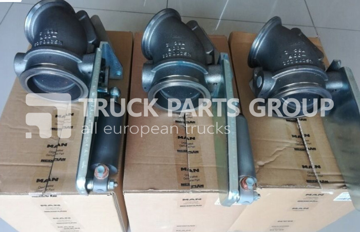 MAN TGX, TGS, EURO6, EURO 6 emission standard exhaust elbow, engine engine - Sistem pembuangan untuk Truk: gambar 1 MAN TGX, TGS, EURO6, EURO 6 emission standard exhaust elbow, engine engine - Sistem pembuangan untuk Truk: gambar 1