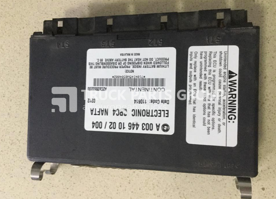 Mercedes euro6 CPC4 control unit, 0034469002, 0034469302, 0034469602, 0034469202, 0034469402,0034469502, 0054461902, 003449102, 0034461002, 0034461102 by CONTINENTAL, common powertrain controller con - ECU untuk Truk: gambar 1 Mercedes euro6 CPC4 control unit, 0034469002, 0034469302, 0034469602, 0034469202, 0034469402,0034469502, 0054461902, 003449102, 0034461002, 0034461102 by CONTINENTAL, common powertrain controller con - ECU untuk Truk: gambar 1
