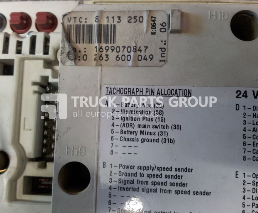 VOLVO FH12 D12A, D12C EURO2 instrument panel, dashboard, 3985743, 3985 dashboard - Dasbor untuk Truk: gambar 2 VOLVO FH12 D12A, D12C EURO2 instrument panel, dashboard, 3985743, 3985 dashboard - Dasbor untuk Truk: gambar 2