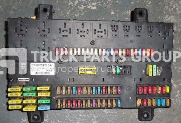 VOLVO FH13, FM13, EURO 4, EURO 5 emission fuse and relay centre, centr fuse block - Sekring untuk Truk: gambar 2 VOLVO FH13, FM13, EURO 4, EURO 5 emission fuse and relay centre, centr fuse block - Sekring untuk Truk: gambar 2