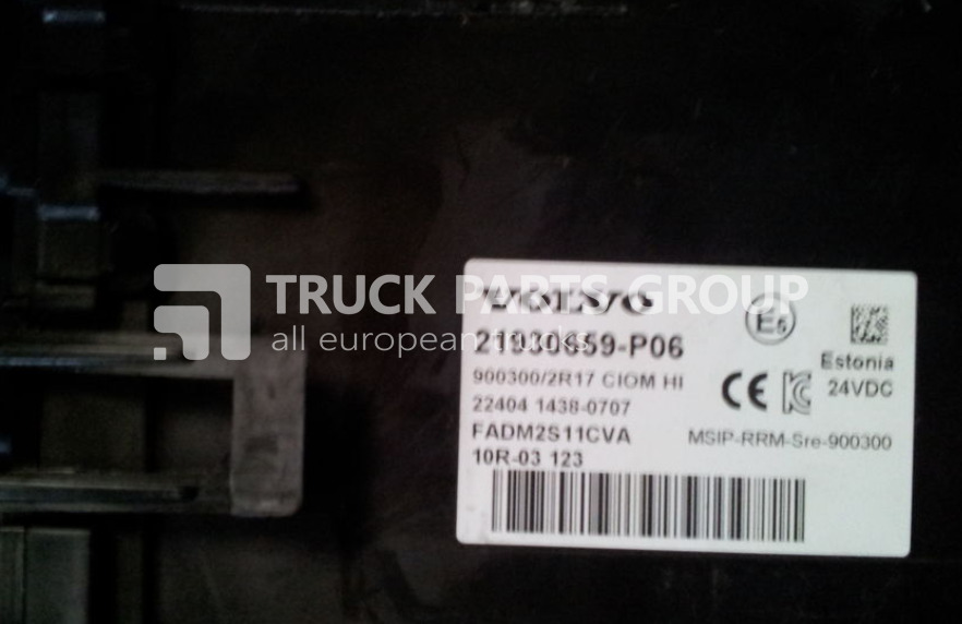VOLVO FH4 EURO6, CIOM HI, FMS-PK, LOCK, FADM PDM, PWD, 22038894, 22038 control unit - ECU untuk Truk: gambar 1 VOLVO FH4 EURO6, CIOM HI, FMS-PK, LOCK, FADM PDM, PWD, 22038894, 22038 control unit - ECU untuk Truk: gambar 1