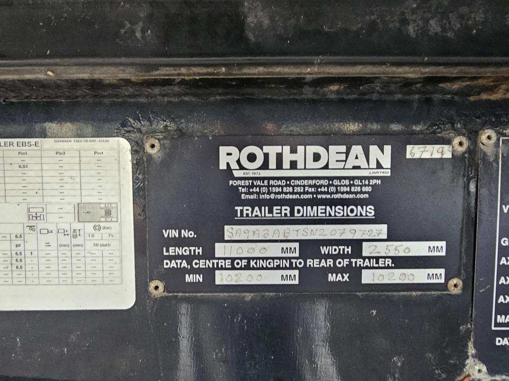 Rothdean Steel tipper - Semi-trailer jungkit: gambar 2 Rothdean Steel tipper - Semi-trailer jungkit: gambar 2