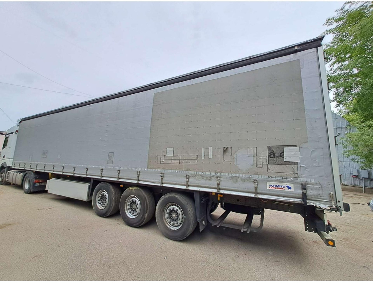 Semi-trailer dengan terpal samping 2019 Schmitz Cargobull SCS24/L Lifting Axle: gambar 6