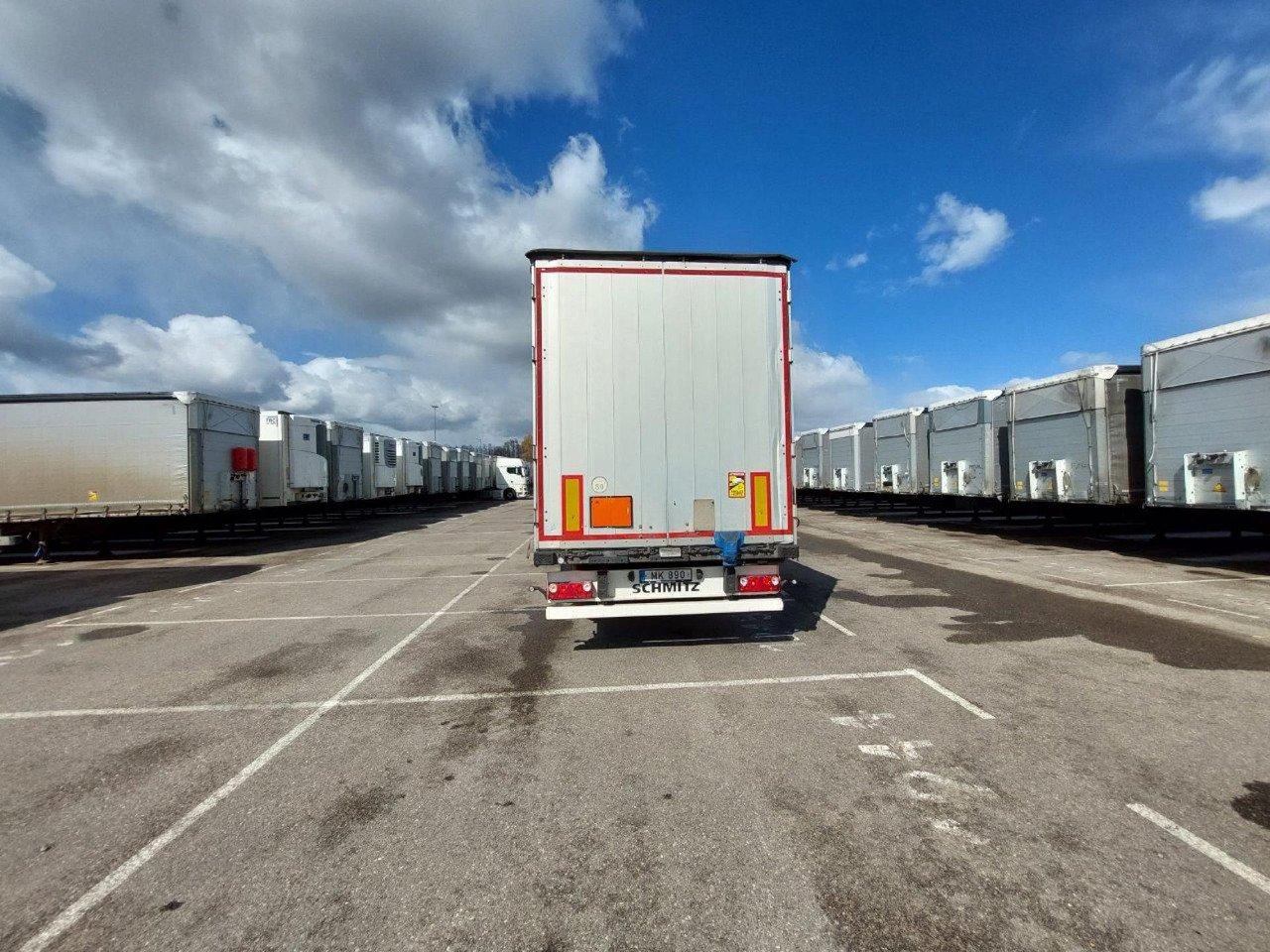 Semi-trailer dengan terpal samping 2019 Schmitz Cargobull SCS24/L Lifting Axle: gambar 11