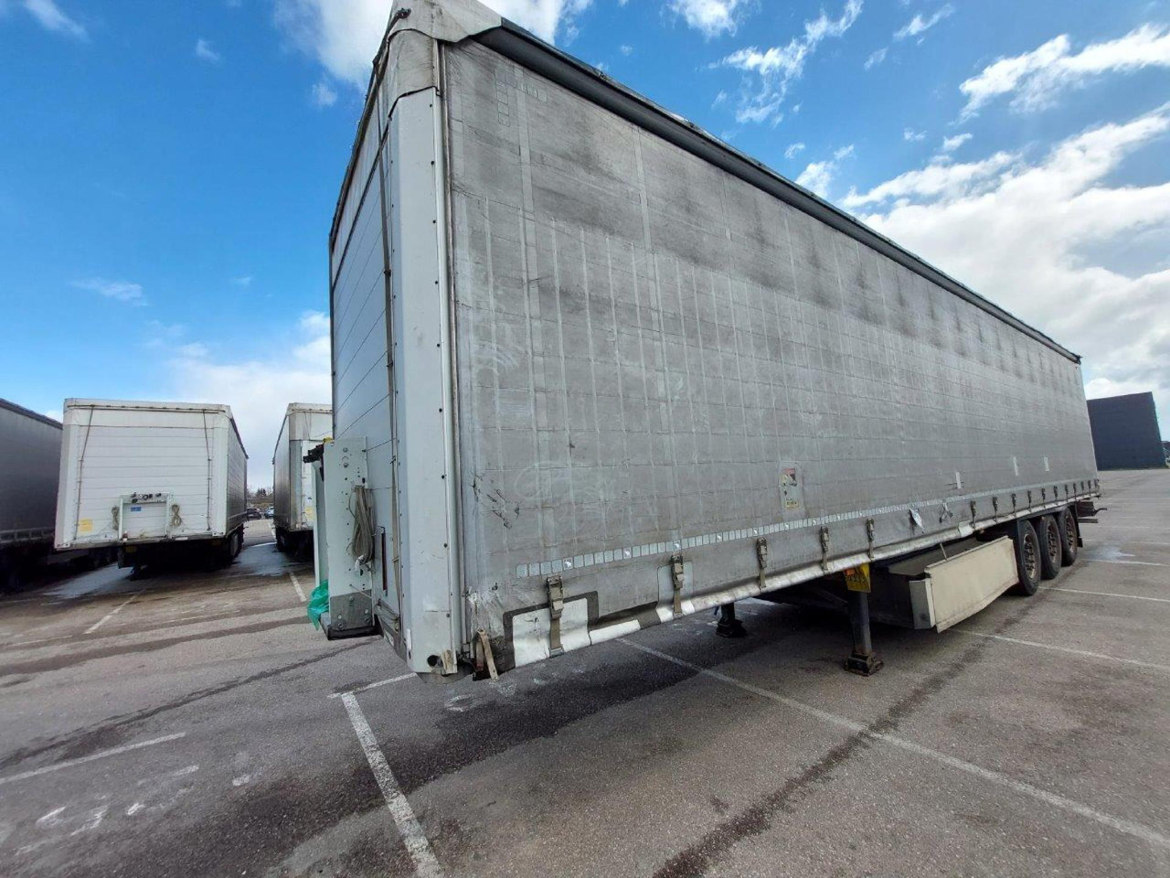 Semi-trailer dengan terpal samping 2019 Schmitz Cargobull SCS24/L Lifting Axle: gambar 8