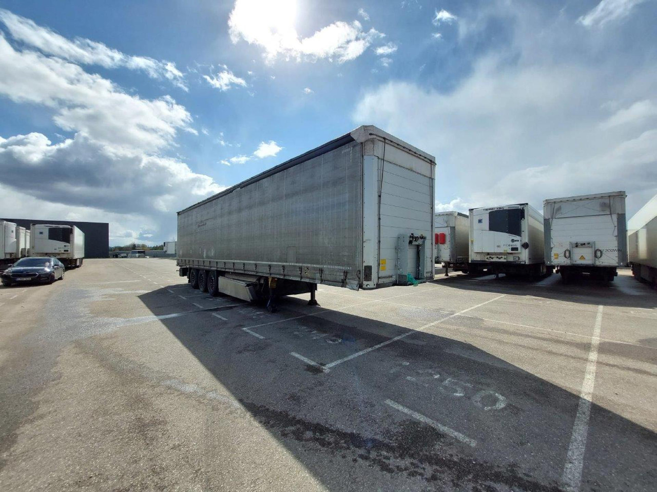 Semi-trailer dengan terpal samping 2019 Schmitz Cargobull SCS24/L Lifting Axle: gambar 6