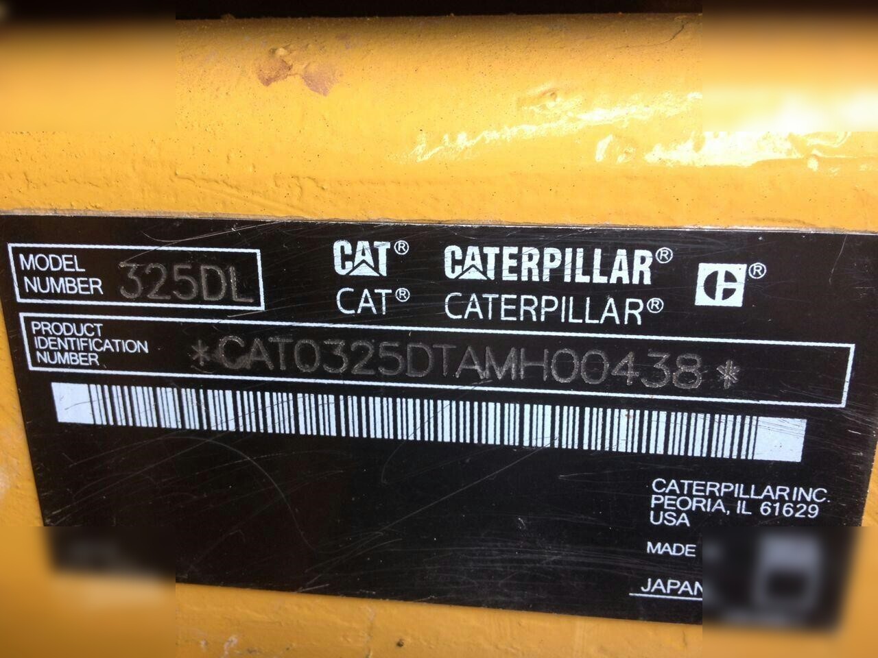 CATERPILLAR 325DL - Ekskavator perayap: gambar 5 CATERPILLAR 325DL - Ekskavator perayap: gambar 5