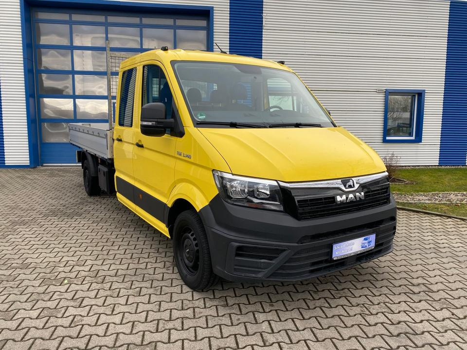 MAN TGE 3.140 Doka Pritsche Lang *STANDHZG* AHK*HECKANTRIEB*1.HAND*INKL.19% MWST*SOFORT!* - Van flatbed, Van kombi: gambar 2 MAN TGE 3.140 Doka Pritsche Lang *STANDHZG* AHK*HECKANTRIEB*1.HAND*INKL.19% MWST*SOFORT!* - Van flatbed, Van kombi: gambar 2