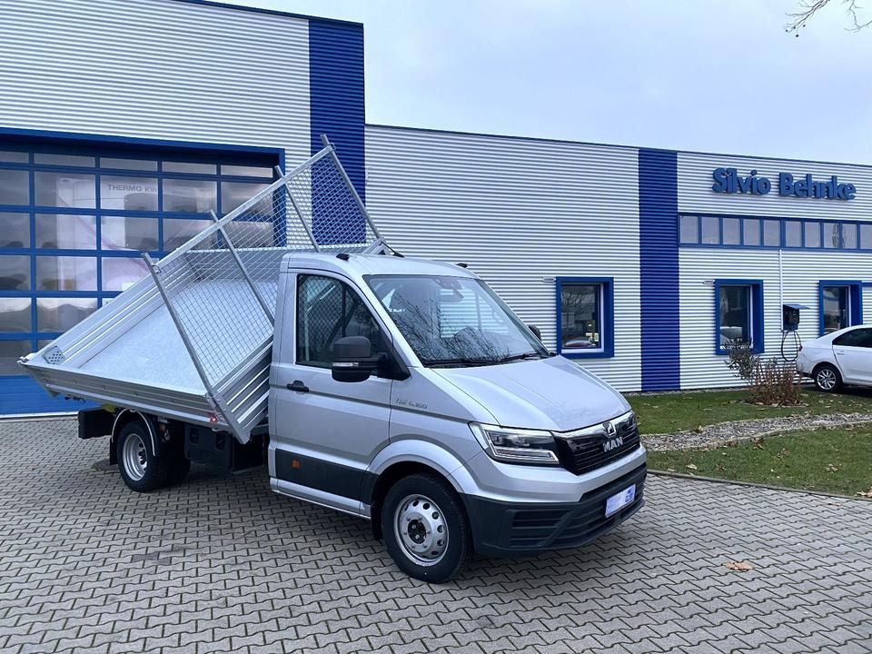 MAN TGE 6.160 Dreiseitenkipper mit Heckantrieb *STANDHZG*LED*AHK*TEMPO*INKL.19% MWST* SOFORT!* - Van jungkit: gambar 1 MAN TGE 6.160 Dreiseitenkipper mit Heckantrieb *STANDHZG*LED*AHK*TEMPO*INKL.19% MWST* SOFORT!* - Van jungkit: gambar 1