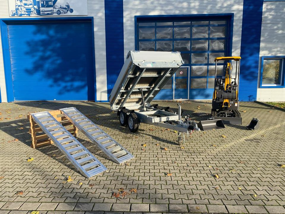 Minibagger BK1000JS im Komplettpaket mit Kippanhänger und Auffahrrampen *INKL.19% MWST*BERGER KRAUS*SOFORT!* - Ekskavator mini: gambar 3 Minibagger BK1000JS im Komplettpaket mit Kippanhänger und Auffahrrampen *INKL.19% MWST*BERGER KRAUS*SOFORT!* - Ekskavator mini: gambar 3